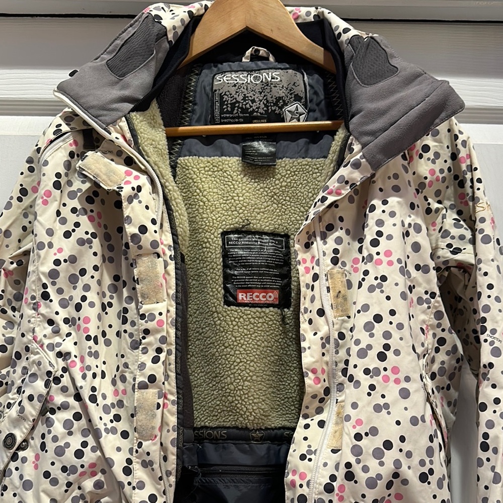 Sessions Polka Dot Snow Jacket